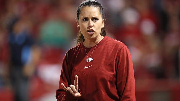 Courtney Deifel, Arkansas softball vs. Nebraska Courtney Deifel, Arkansas softball vs. Nebraska