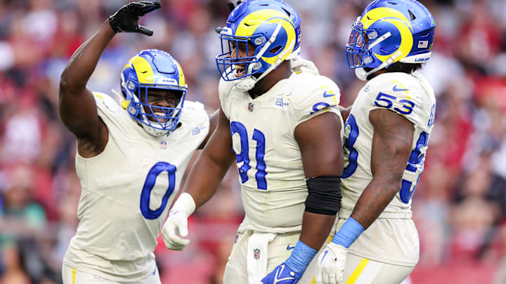 Los Angeles Rams Kobie Turner, Ernest Jones, Byron Young