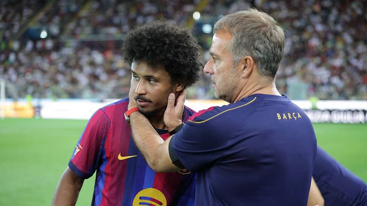 Karim Adeyemi und Hansi Flick haben schnell ein "Vater-Sohn-Verhältnis aufgebaut Karim Adeyemi und Hansi Flick haben schnell ein "Vater-Sohn-Verhältnis aufgebaut