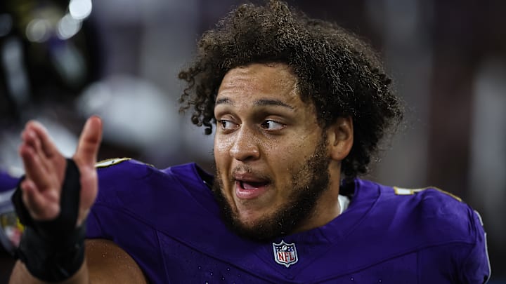 Washington Commanders offensive lineman Darrian Dalcourt