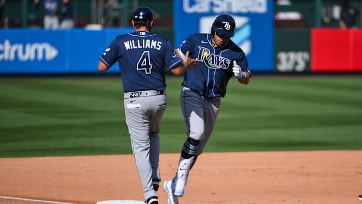 Jonathan Aranda and the Rays are road underdogs in Milwaukee. Jonathan Aranda and the Rays are road underdogs in Milwaukee.