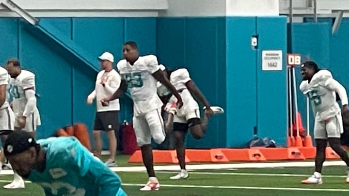 Darren Waller was at Miami Dolphins practice for the first time Wednesday. Darren Waller was at Miami Dolphins practice for the first time Wednesday.