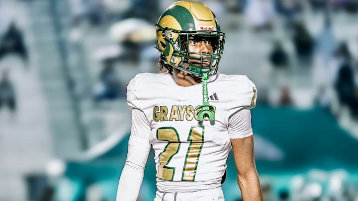 3-Star 2027 CB Rilee Drew from Grayson High School in Georgia. 