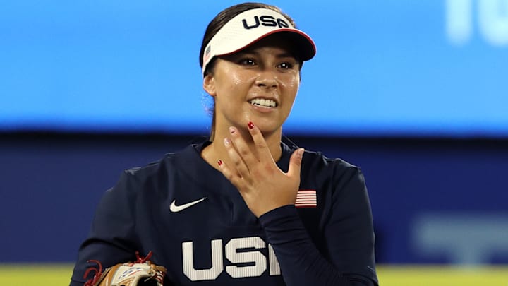 Bubba Nickles-Camarena, one of the 14 AUSL players in the Chengdu 2025 World Games, walks on the field prior to the Gold Medal Game as a member of Team USA during the Tokyo 2020 Olympic Games against Team Japan on July 27, 2021 in Yokohama, Kanagawa, Japan.