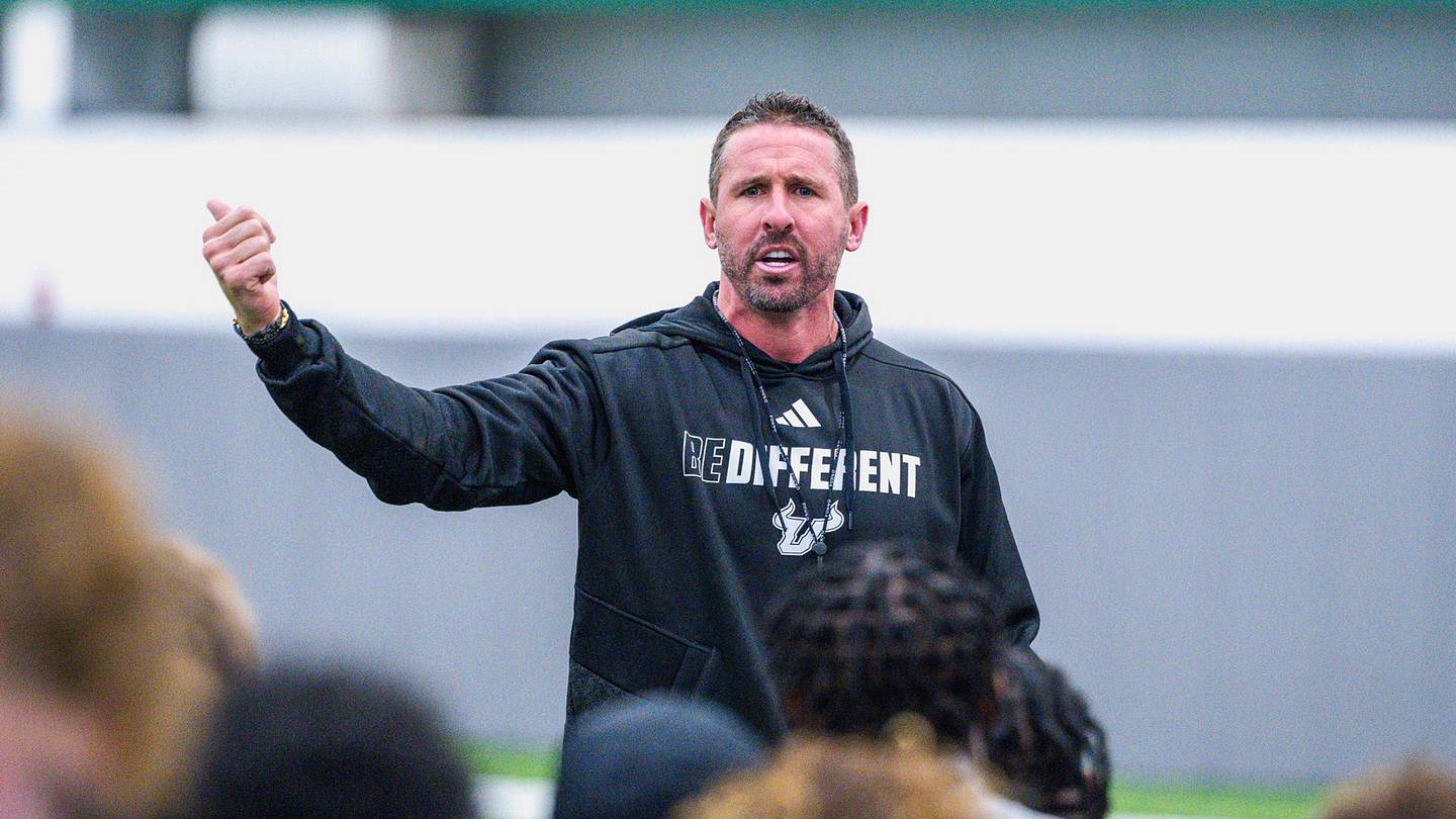 Brian Hartline is raising the standard at USF—Here's what stood out as camp opens