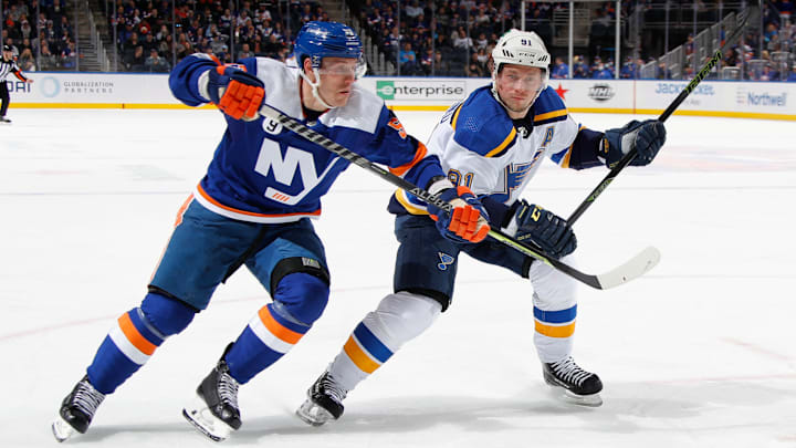St Louis Blues v New York Islanders St Louis Blues v New York Islanders