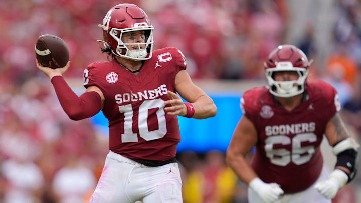 Oklahoma quarterback John Mateer