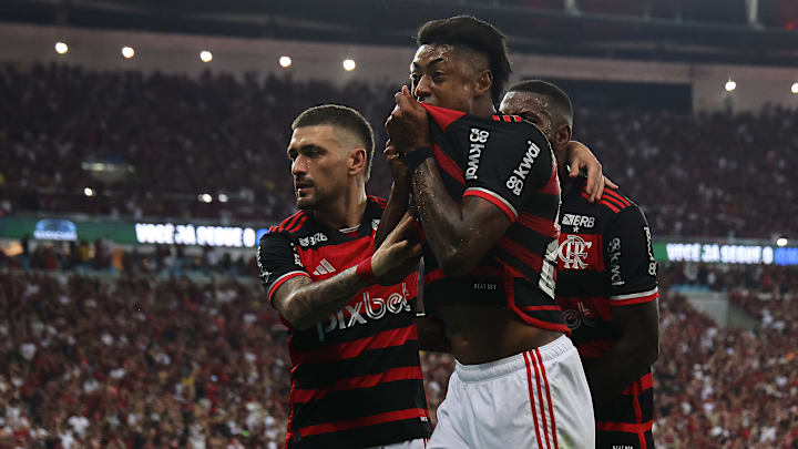 Bruno Henrique anotou o gol do Flamengo no duelo de ida da semifinal