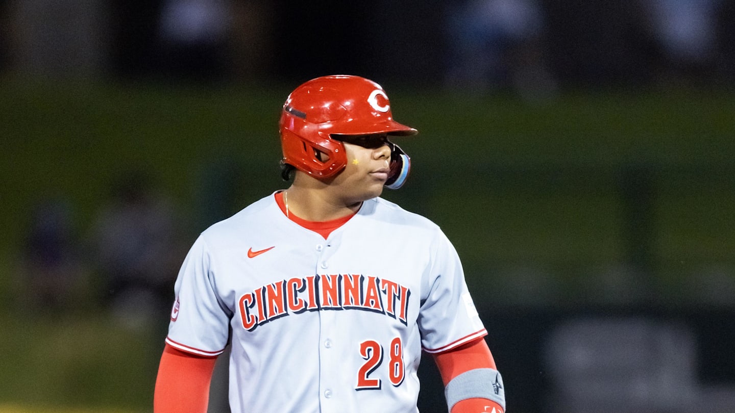 Reds Top Prospect Suffers Injury Scare, Stays in Game After Fouling Ball Off Leg