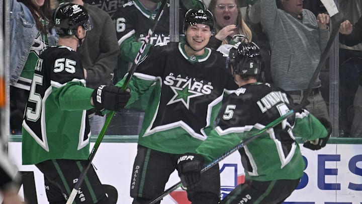 Jason Robertson has scored in every game in this series.