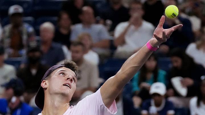 Jakub Mensik in action during his third round match at the 2026 US Open IMAGN IMAGES via Reuters/Jerry Lai Jakub Mensik in action during his third round match at the 2026 US Open IMAGN IMAGES via Reuters/Jerry Lai