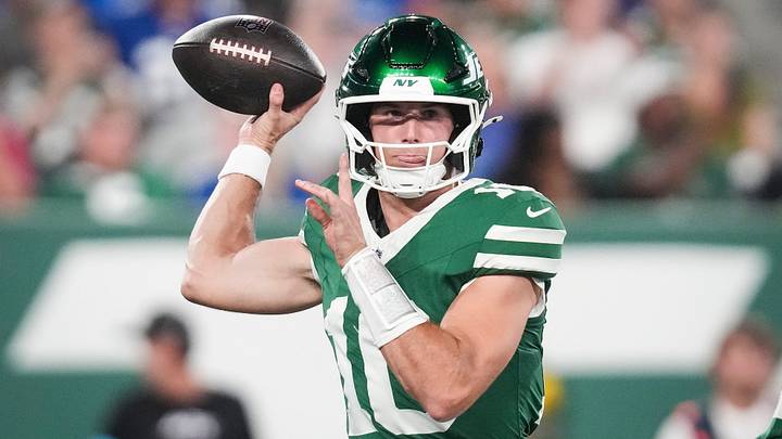 New York Jets quarterback Cade Klubnik