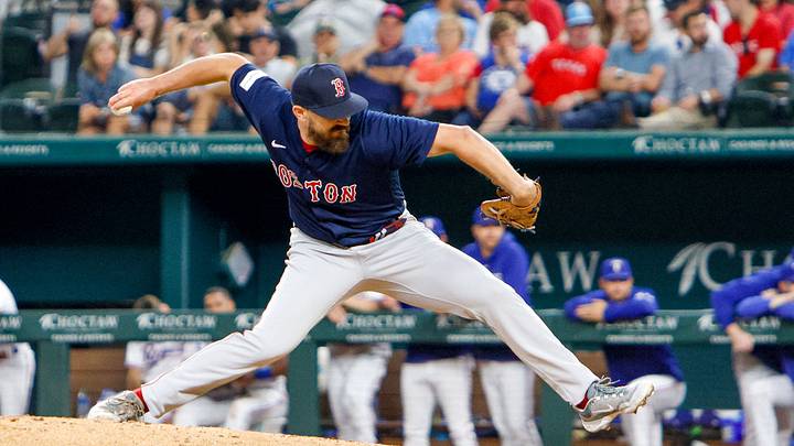 Boston Red Sox relief pitcher John Schreiber.