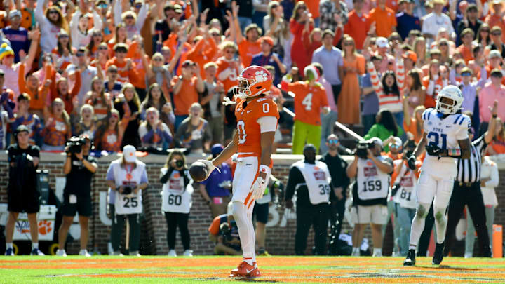 A longtime Clemson wide receiver declares for the NFL Draft as the Tigers’ list of bowl opt-outs continues to grow. A longtime Clemson wide receiver declares for the NFL Draft as the Tigers’ list of bowl opt-outs continues to grow.