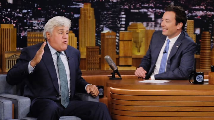 Jay Leno Visits "The Tonight Show Starring Jimmy Fallon"