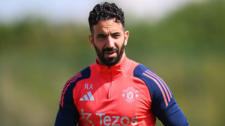 Manchester United Training Session And Press Conference - UEFA Europa League Final 2025