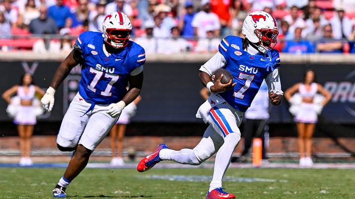 SMU is a big favorite against California in college football Week 8 action. SMU is a big favorite against California in college football Week 8 action.