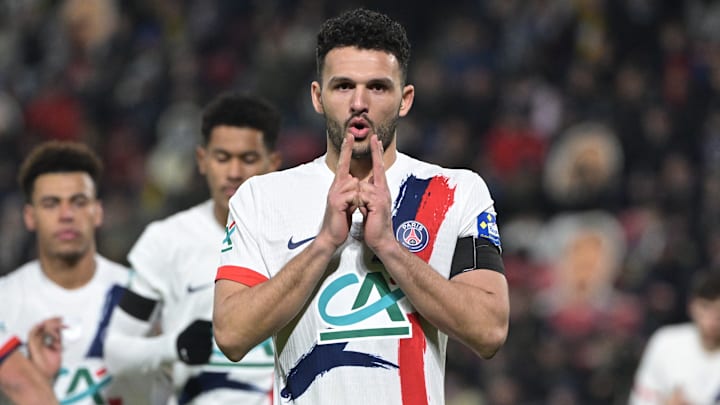 Gonçalo Ramos a été buteur contre le Stade Briochin pour le PSG