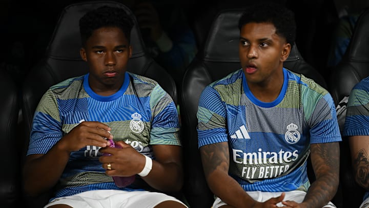 Endrick (li.) und Rodrygo kommen in dieser Saison meistens von der Bank Endrick (li.) und Rodrygo kommen in dieser Saison meistens von der Bank