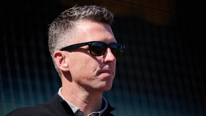 San Francisco Giants president of baseball operations Buster Posey. Credit: Robert Edwards-Imagn Images San Francisco Giants president of baseball operations Buster Posey. Credit: Robert Edwards-Imagn Images
