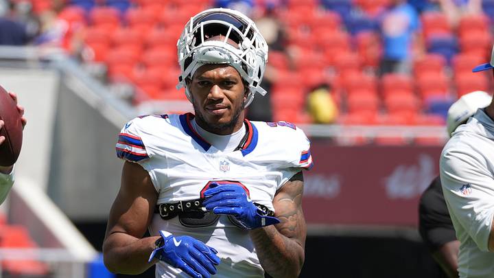 Buffalo Bills wide receiver DJ Moore. Buffalo Bills wide receiver DJ Moore.