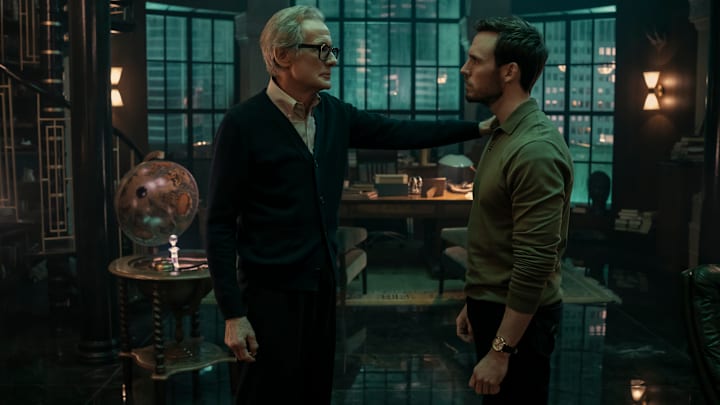 Bill Nighy and Sam Claflin in Lazarus Bill Nighy and Sam Claflin in Lazarus