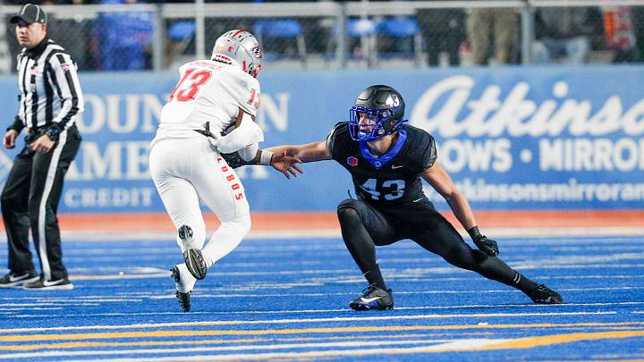 Boise State Broncos linebacker Jake Ripp. Boise State Broncos linebacker Jake Ripp.