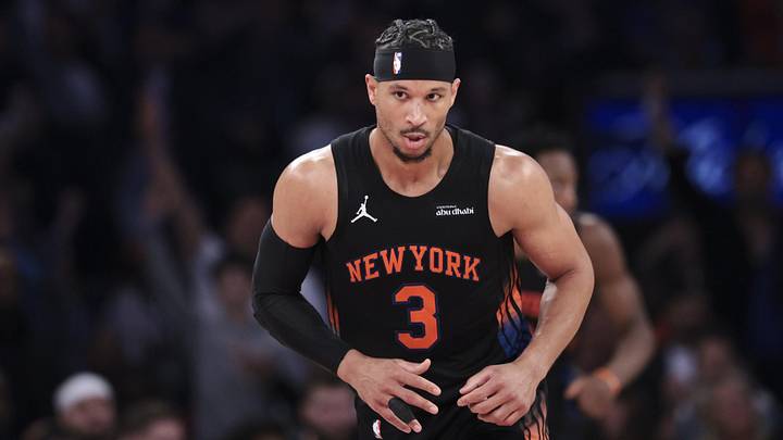 New York Knicks guard Josh Hart scored a playoff career-high 26 points in his team's Game 2 victory.