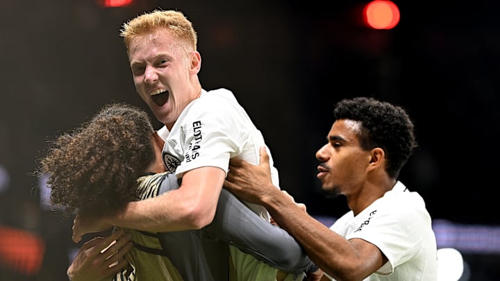 Hugo Larsson erzielte den späten Siegtreffer für die SGE Hugo Larsson erzielte den späten Siegtreffer für die SGE