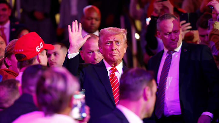 Donald Trump Holds Victory Rally In Washington DC On Eve Of Inauguration