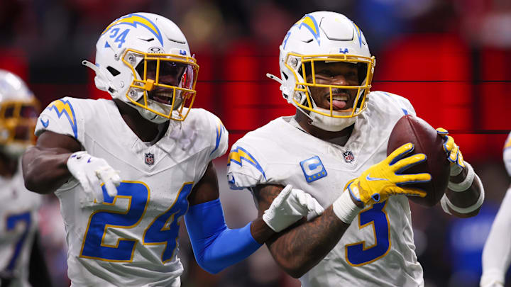 Chargers S Derwin James Jr. (3) and his defensive teammates have a plus matchup against the Giants in Week 4.