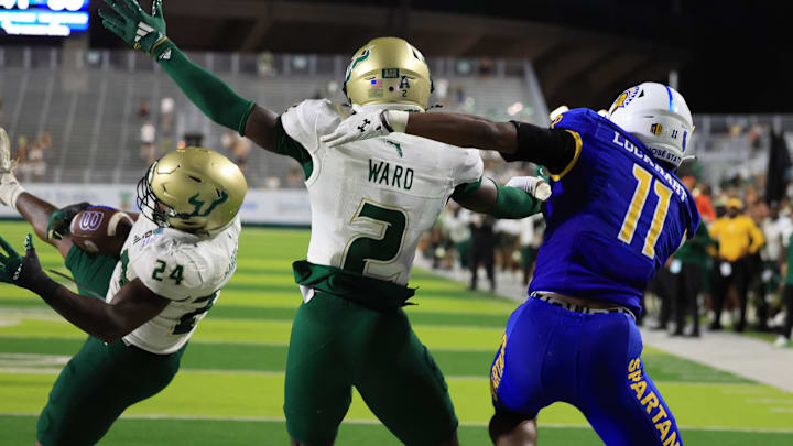 Take a trip down memory lane: USF linebacker Mac Harris (24) broke up a pass in the end zone on Christmas Eve last year to secure the Bulls' five-overtime win over San Jose State in the Hawaii Bowl. Take a trip down memory lane: USF linebacker Mac Harris (24) broke up a pass in the end zone on Christmas Eve last year to secure the Bulls' five-overtime win over San Jose State in the Hawaii Bowl.