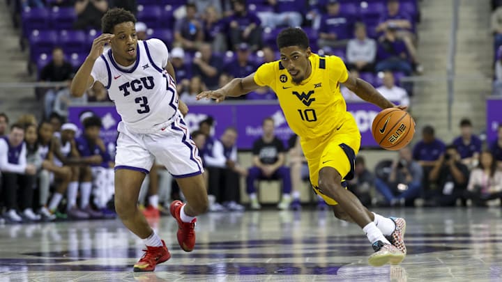 West Virginia is a significant favorite against TCU on Tuesday night.