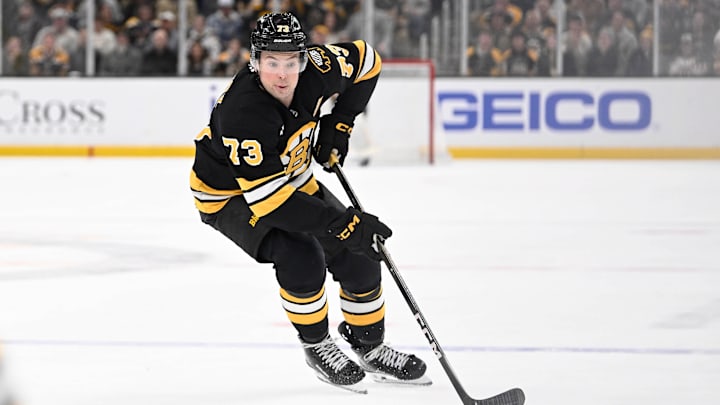Charlie McAvoy is riding a seven-game point streak.