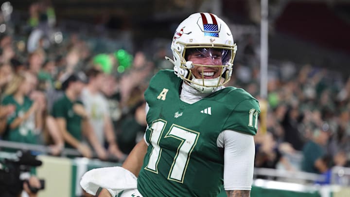 USF quarterback Byrum Brown is a main reason the Bulls lead the Group of 6 teams for a guaranteed spot in the College Football Playoff