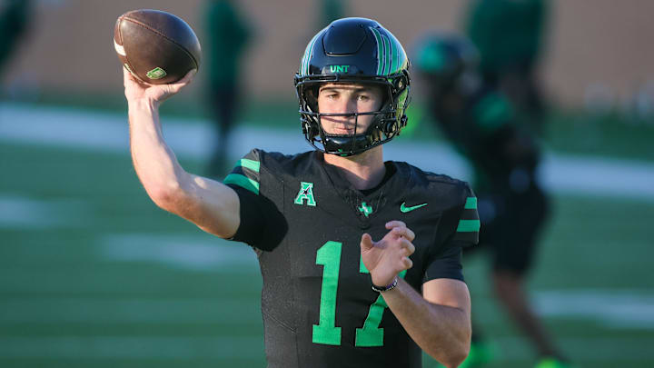 Drew Mestemaker and North Texas are favored against Tulane on Friday.