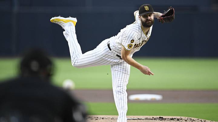 San Diego Padres pitcher Lucas Giolito.