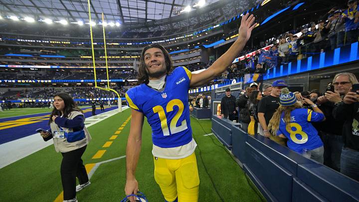 Jan 4, 2026; Inglewood, California, USA; Los Angeles Rams wide receiver Puka Nacua (12) leaves the field following a game against the Arizona Cardinals at SoFi Stadium. Mandatory Credit: Jayne Kamin-Oncea-Imagn Images Jan 4, 2026; Inglewood, California, USA; Los Angeles Rams wide receiver Puka Nacua (12) leaves the field following a game against the Arizona Cardinals at SoFi Stadium. Mandatory Credit: Jayne Kamin-Oncea-Imagn Images