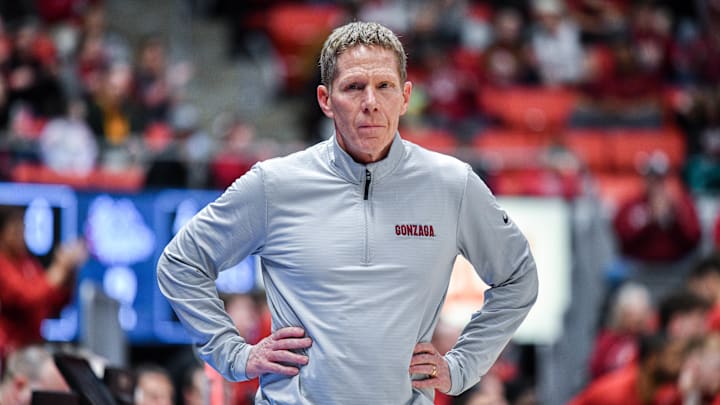 Gonzaga head coach Mark Few. Gonzaga head coach Mark Few.
