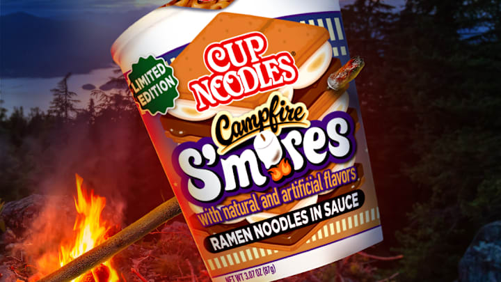 Cup Noodles Campfire S’mores 
