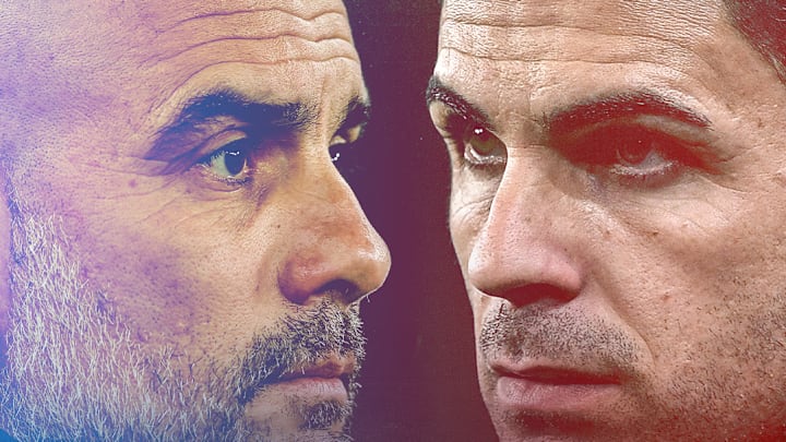 Pep Guardiola and Mikel Arteta look to be going head-to-head for the title.