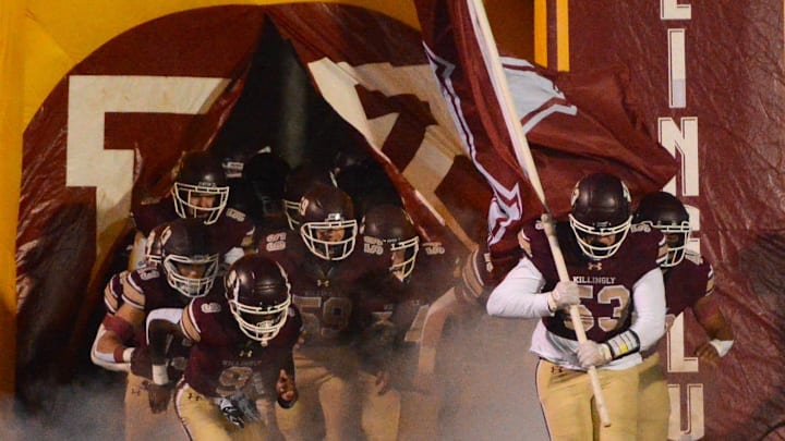 Killingly opened its 2025 high school football season against Bishop Hendricken (RI) on Sept. 12. The Trailblazers won that game.