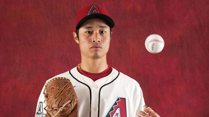 Yu-Min Lin during photo day at Salt River Fields at Talking Stick on Feb. 21, 2024. Yu-Min Lin during photo day at Salt River Fields at Talking Stick on Feb. 21, 2024.
