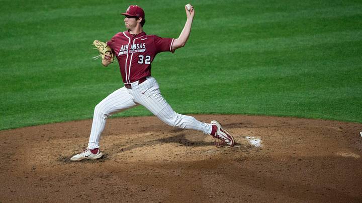 Hunter Dietz, Arkansas baseball vs. Kansas