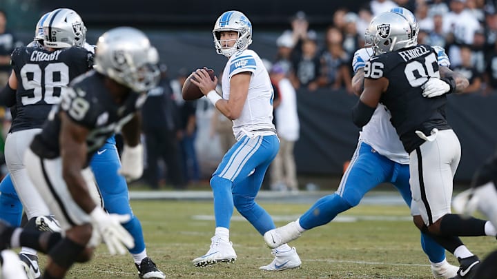 Los Detroit Lions son los favoritos a ganar el juego contra Las Vegas Raiders del Monday Night Football