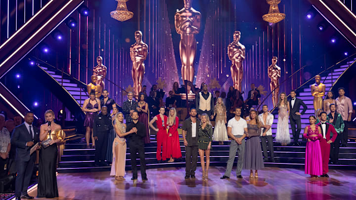 DANCING WITH THE STARS - ÒEpisode 3302Ó - Oscars¨ NightÓ Ð Hollywood glitz meets ballroom glamour when all 13 couples grace the stage with dazzling performances, dancing to iconic songs from Oscar¨-nominated films. TUESDAY, SEPT. 24 (8:00-10:01 p.m. ET) on ABC(Disney/Eric McCandless)
DANCING WITH THE STARS