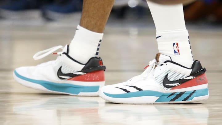 The Nike Ja 1 "Reverse Scratch" colorway.