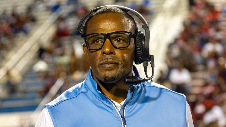 Chennis Berry coaching his South Carolina State Bulldogs against Virginia State in Orangeburg, South Carolina. The Bulldogs defeated the Trojans, 66-0. Chennis Berry coaching his South Carolina State Bulldogs against Virginia State in Orangeburg, South Carolina. The Bulldogs defeated the Trojans, 66-0.