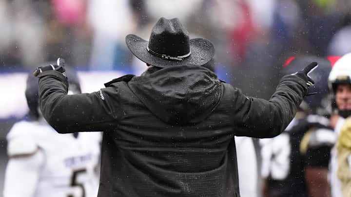 Apr 27, 2024; Boulder, CO, USA; Colorado Buffaloes head coach Deion Sanders during a spring game