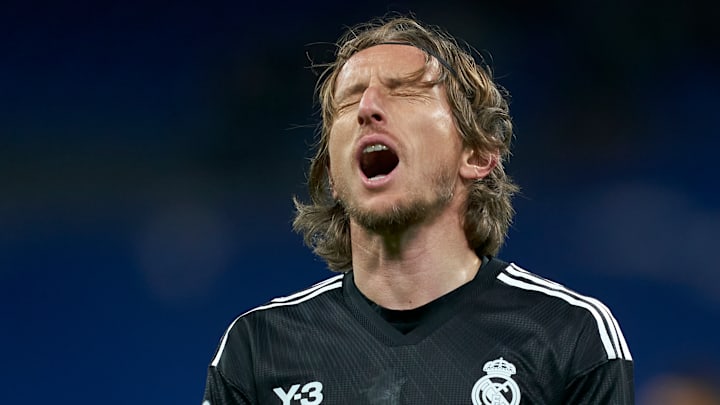 Luka Modric no apareció en todo el partido